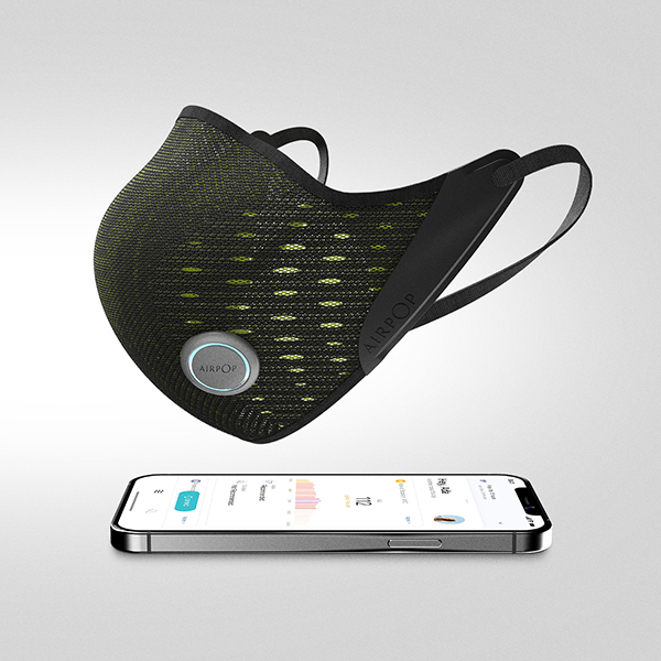 AirPop Active+ smart mask with Halo Sensor