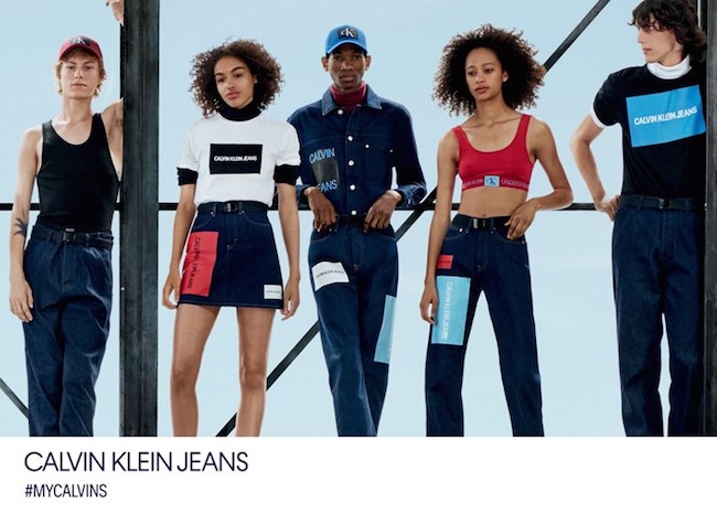 How to wear denim Calvin Klein jeans