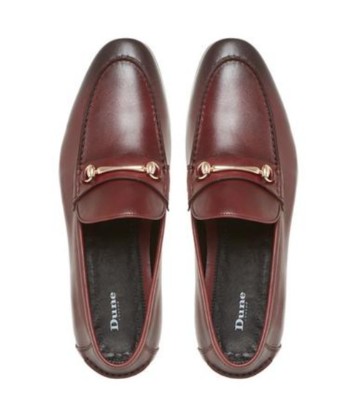 Dune Gucci Loafers Pinnochio Shoes Mens Red