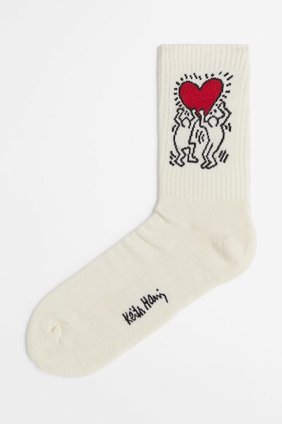 best menswear products in the world keith haring H&M socks collection