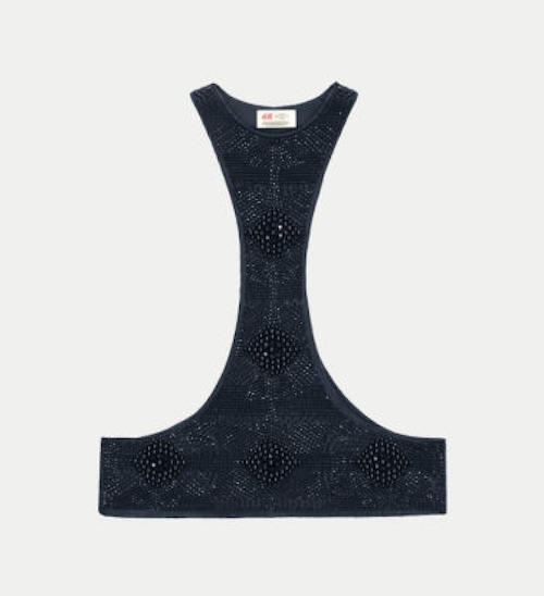 H&M Circular Collection Menswear beaded vest top