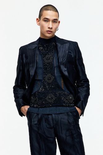 H&M Circular Collection Menswear beaded vest top