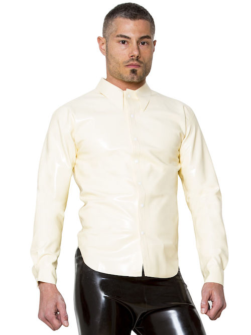 men's menswear christmas partywear ideas latex dress shirt Honour ebay