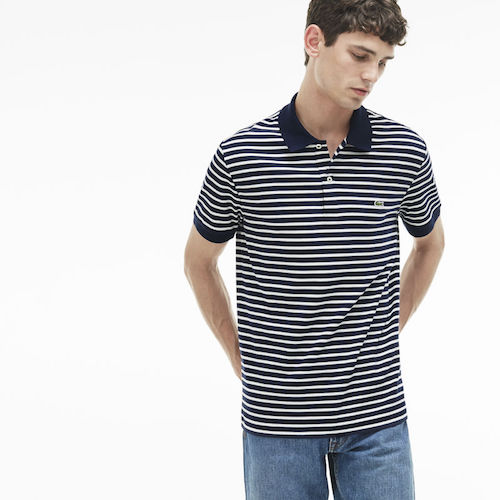 Call Me By Your Name Get The Look Menswear Lacoste polo striped shirt
