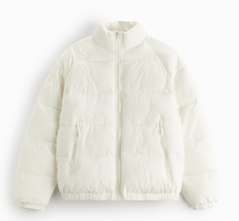 pope francis white puffer coat