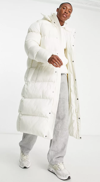 pope francis white puffer coat