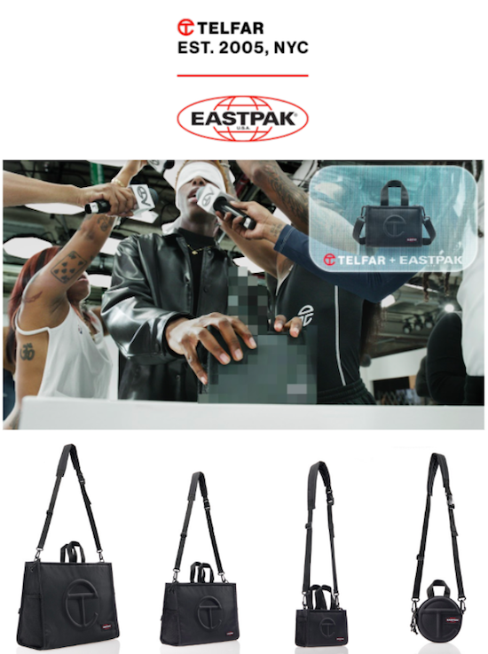 Telfar Eastpak bag collaboration buy SS22